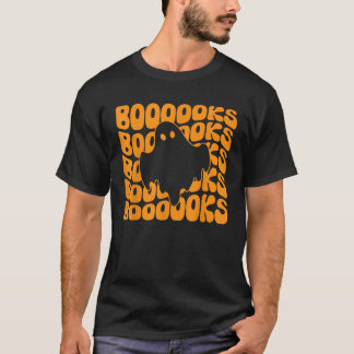 T-shirt Retro Livres Super Ghost Lecture Librairie Lecteur