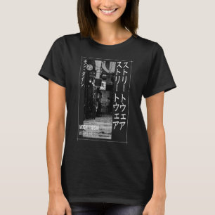 T-shirt Retro Lofi Tokyo Rangs japonais Gra esthétique