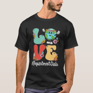 T-shirt Retro Love World Jour des terres 2023 Président du