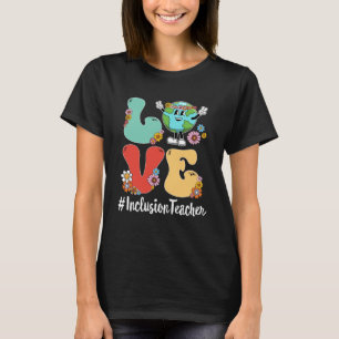 T-shirt Retro Love World Jour des terres 2023 Professeur d
