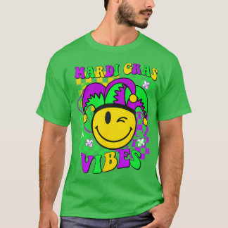 T-shirt Retro Mardi Gras New Orleans Hommes Femmes Enfants