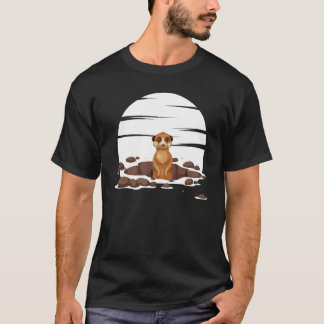 T-shirt Retro Meerkat