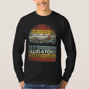 T-shirt Rétro Meilleur Alligator Maman toujours Animaux