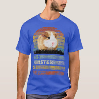 T-shirt Retro Meilleur Hamster Papa Jamais Animaux Amoureu