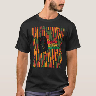 T-shirt Retro Melanin Black History Month African American