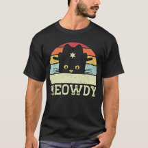Retro Meowdy Chat Mème Drôle Cowboy Chat Casquette