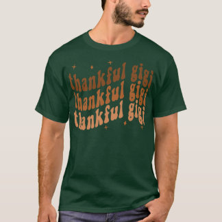 T-shirt Rétro Merci Gigi Cheetah Gigi Vie Chute Merci