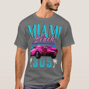 T-shirt Retro Miami Florida 305