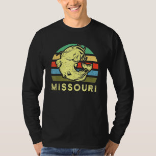 T-shirt Retro Missouri Catfish Pêcheur pêcheur pêcheur