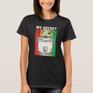 T-shirt Rétro Mon Arme Secrète Alimentation Cuisine Cuisin