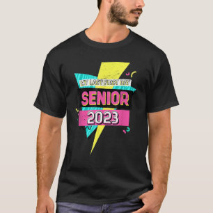 T-shirt Rétro Mon Dernier Premier Jour Senior 2023 Retour