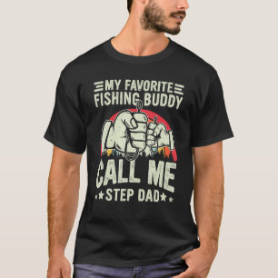 T-shirt Rétro Mon Meilleur Ami De Pêche Appelle-Moi Beau-P