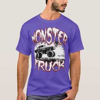 T-shirt Retro Monster Truck Show - Vintage Jam Motorsport
