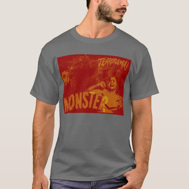 T-shirt Rétro monstre (Devant)