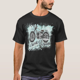 T-shirt Retro Moto Vintage I Love My Motorbike