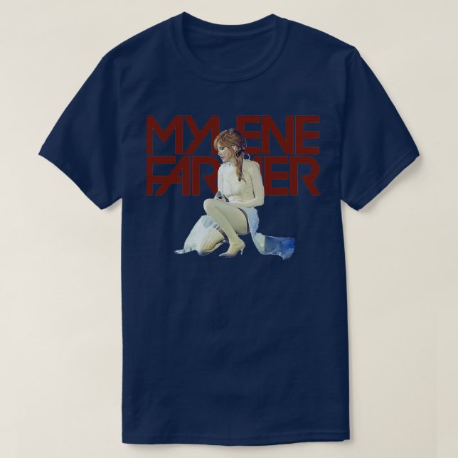 T-shirt Retro Mylène Farmer Idol Cadeaux Pied vers vous (Design devant)