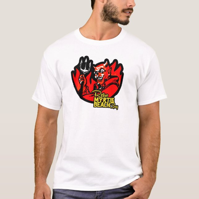 T-shirt Retro Myrtle Beach Guy Devil (Devant)