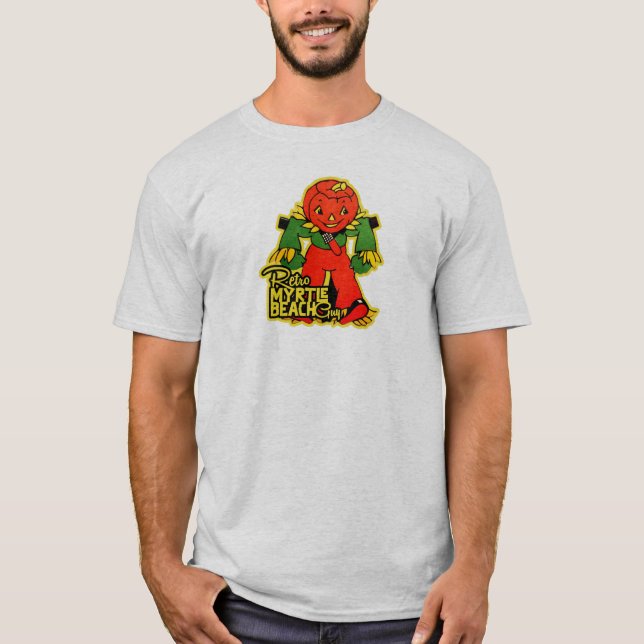 T-shirt Retro Myrtle Beach Guy Halloween (Devant)