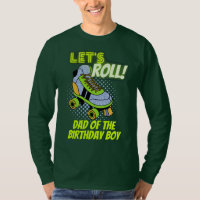 Retro Neon Roller Patins Lets Roll Anniversaire Éq