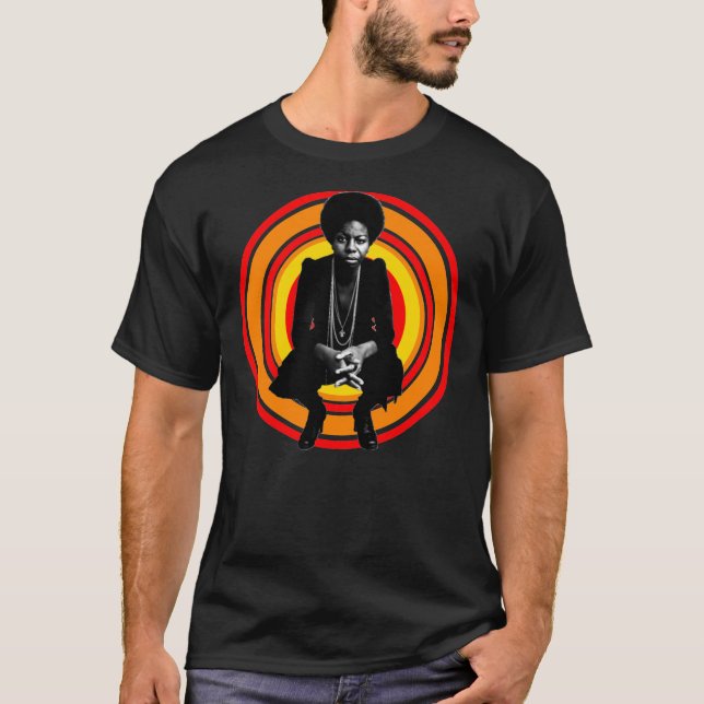 T-shirt Retro Nina Simone   (Devant)