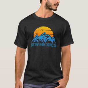 T-shirt Retro NM New Mexico Mountains Outdoor Adventure US