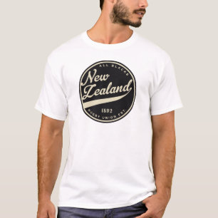 T-shirt Rétro Nouvelle Zélande rugby de Ruggershirts
