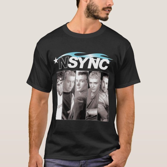 T-shirt Retro Nsync Forever Noël Nsync 90S Music Boy (Devant)