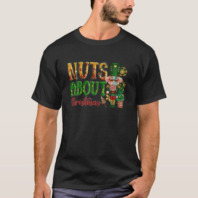 T-shirt Retro Nuts À propos de Noël Funny Nutcrackers Matc (Devant)