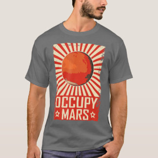 T-shirt Retro Occupy Mars