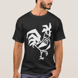 T-shirt Rétro Oiseau de poulet au coq