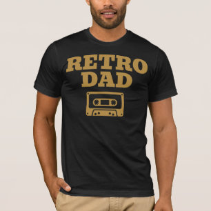 T-shirt Retro Papa - Conception de la cassette Vintage pou
