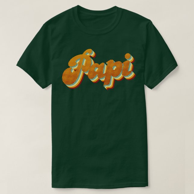 T-shirt Retro Papi (Design devant)
