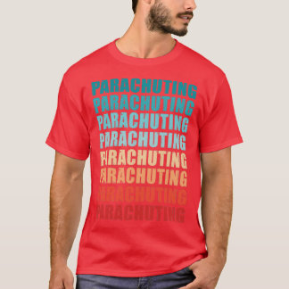 T-shirt Retro Parachutage cadeau Vintage