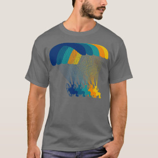T-shirt Retro Paramotor Vintage Paramotoring Paraglider Ha