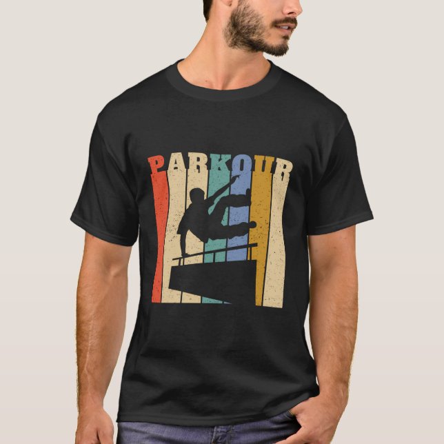 T-shirt Retro Parkour (Devant)