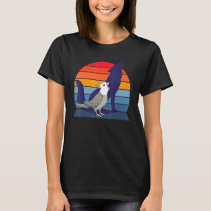T-shirt Retro Parrot I Howling Wolf I hurle Grey Cocka