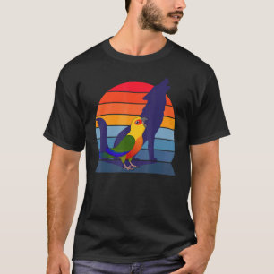 T-shirt Retro Parrot I Howling Wolf I hurle Jenday Con