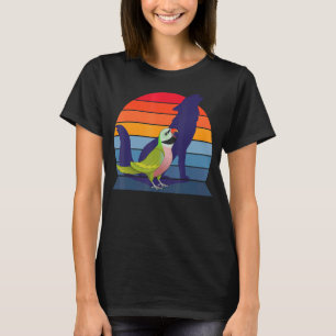 T-shirt Retro Parrot I Howling Wolf I hurle Moustache