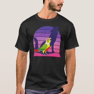 T-shirt Retro Parrot I Howling Wolf I hurle Pineapple
