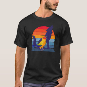 T-shirt Retro Parrot I Howling Wolf I hurle Sun Conure