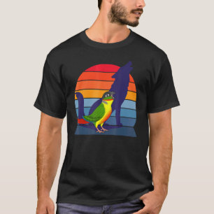 T-shirt Retro Parrot I Howling Wolf I hurle Yellow Side