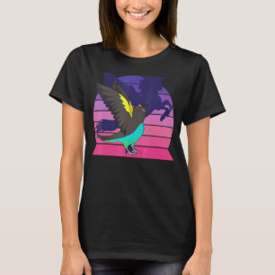 T-shirt Retro Parrot I Winged Unicorn I Screaming Meyer's