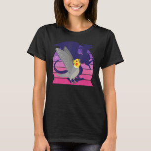 T-shirt Retro Parrot I WingingDragon I Cris Cockatiel