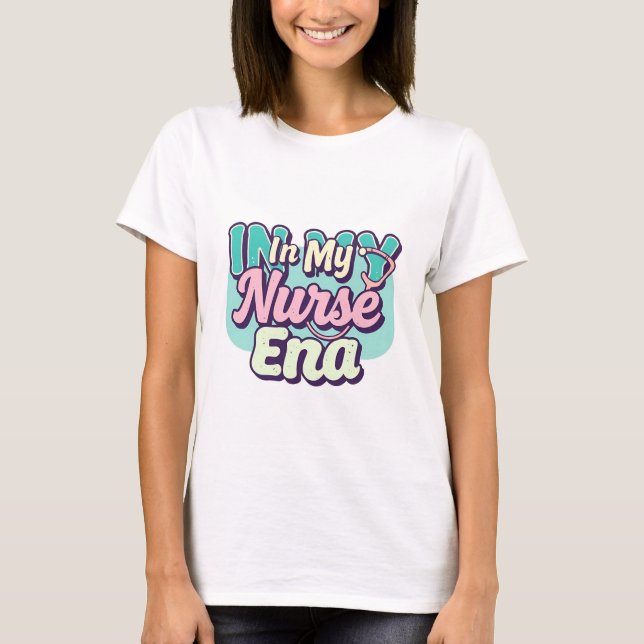 T-shirt Retro Pastel “In My Nurse Era (Devant)
