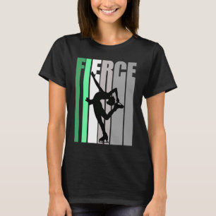 T-shirt Retro Patinage sur glace Fierce Anniversaire Fort