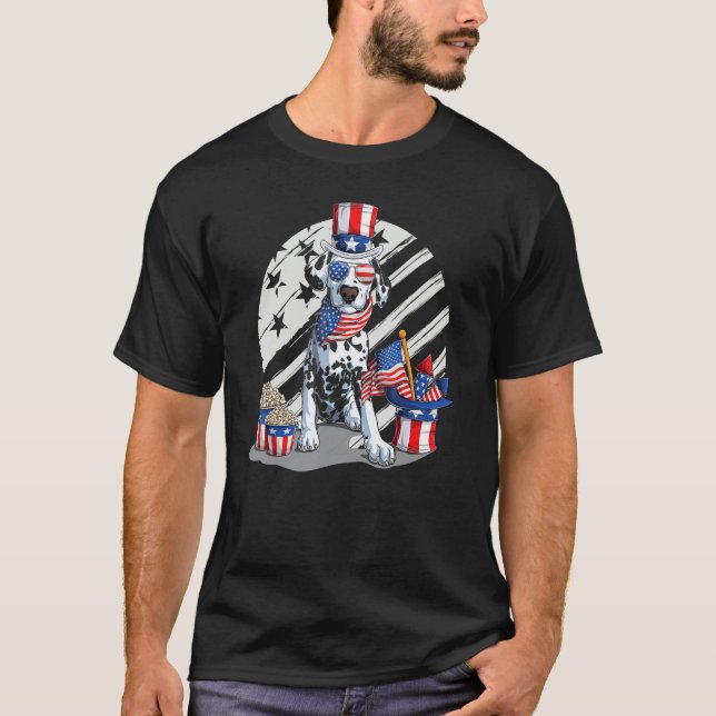 T-shirt Retro Patriotic USA I American Flag I Retro 4th Ju (Devant)