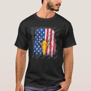 T-shirt Retro Patriotique USA I American Flag I Retro 4th 
