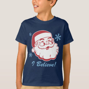 T-shirt Rétro Père Noël croient