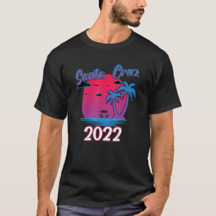 T-shirt Retro Père Noël Cruz Beach 2022 Aruba Famille Vaca