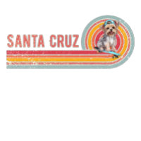 Retro Père Noël Cruz Skateboard Yorkshire Terrier